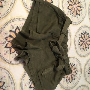 Urban outfitters army green shorts